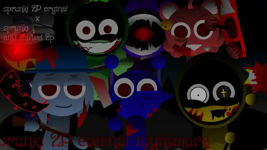 Sprunki - 2P Eternal Nightmare (Double Date 2P)