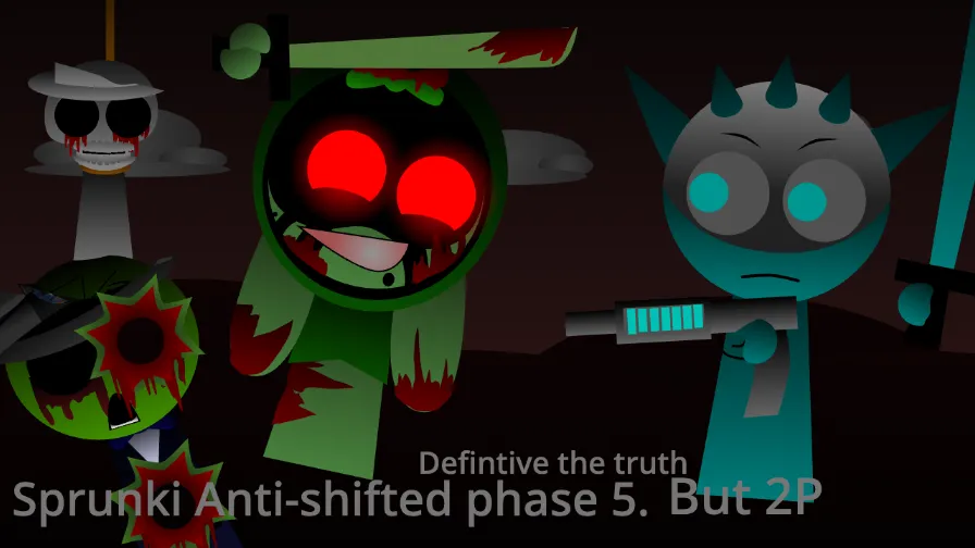 Sprunki Anti-Shifted phase 5 But 2P