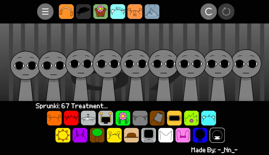 Sprunki 67 treatment