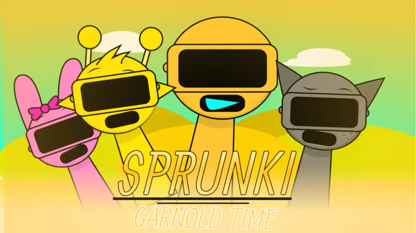 Sprunki Garnold Time - The Goggled Music Creation Game